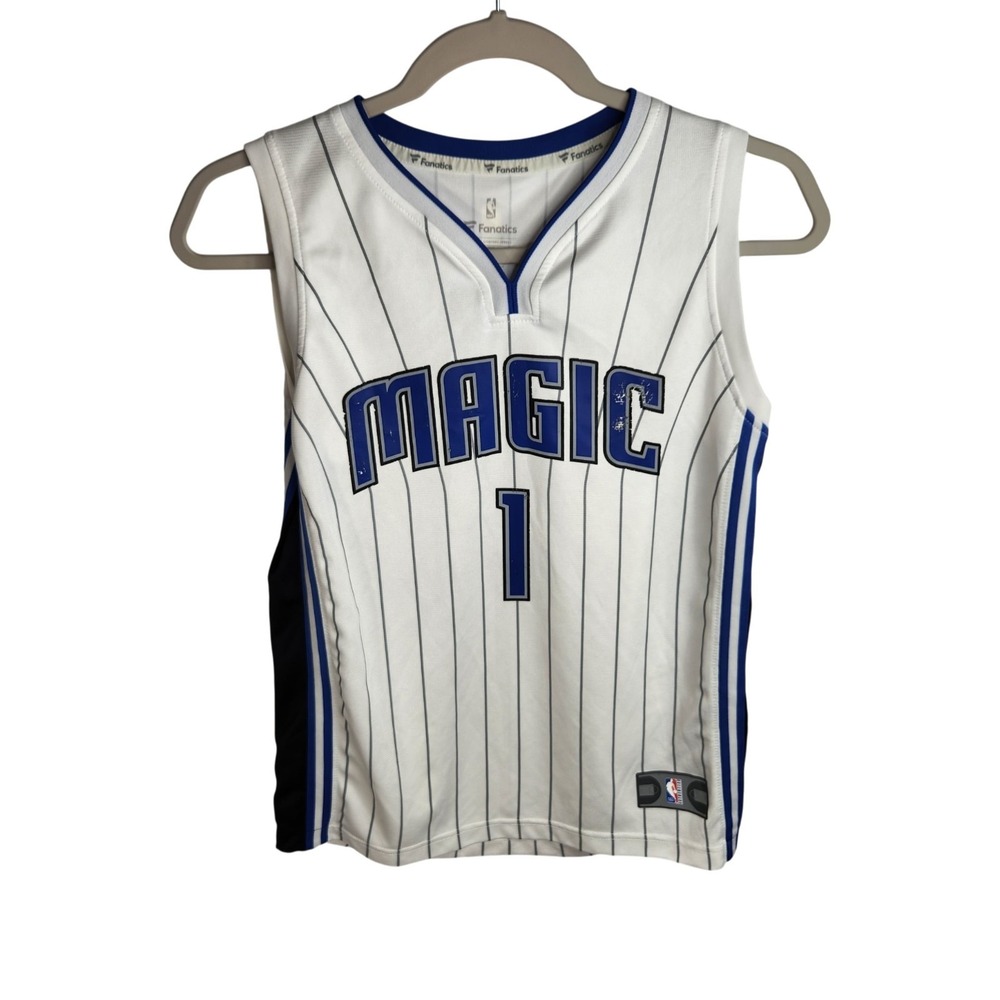 Fanatics NBA Orlando Magic Jersey #1 Isaac Youth‎ Size Large White Jersey